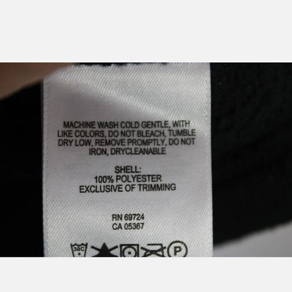 Columbia Mens Medium Black Sleeveless Polyester Fleece Full Zip Vest High Neck - Picture 5 of 6